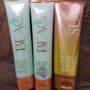 NEW * Bath & Bodyworks, lot of 3 lotions